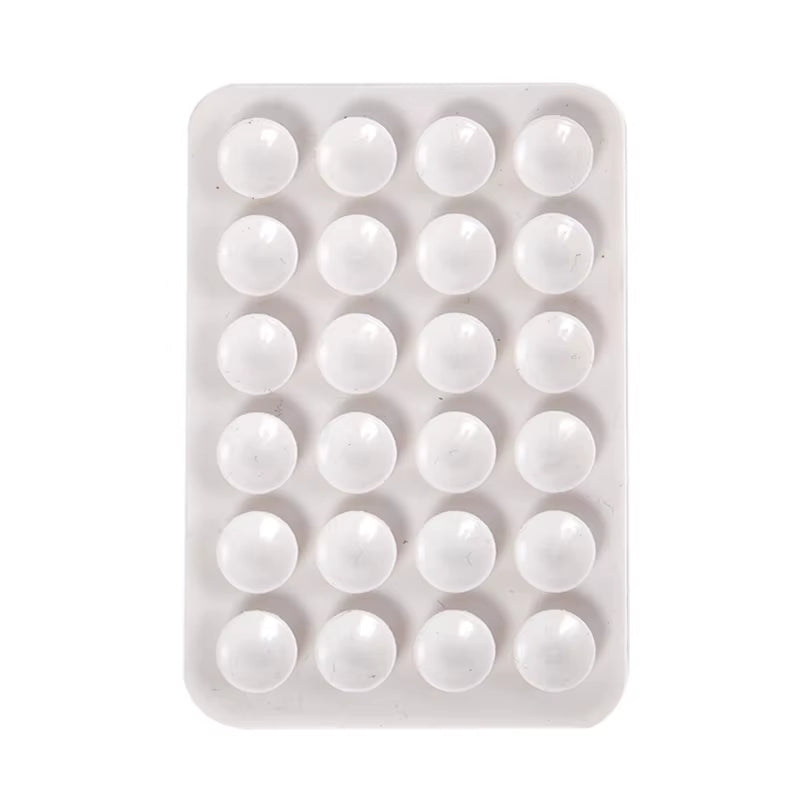 Silicone Suction Pad for Mobile Phone Fixture Suction Cup Backed Adhesive Silicone Rubber Sucker Pad for Fixed Pad