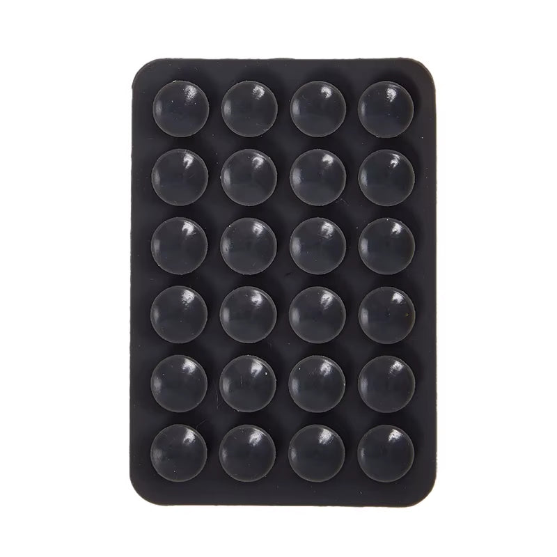 Silicone Suction Pad for Mobile Phone Fixture Suction Cup Backed Adhesive Silicone Rubber Sucker Pad for Fixed Pad