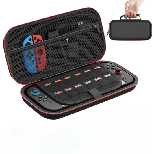 Premium Hard Shell Carrying Case for Nintendo Switch 2 (2025) – Large Capacity, Portable Travel Bag with 12 Game Slots, Screen Protector & Waterproof EVA Material