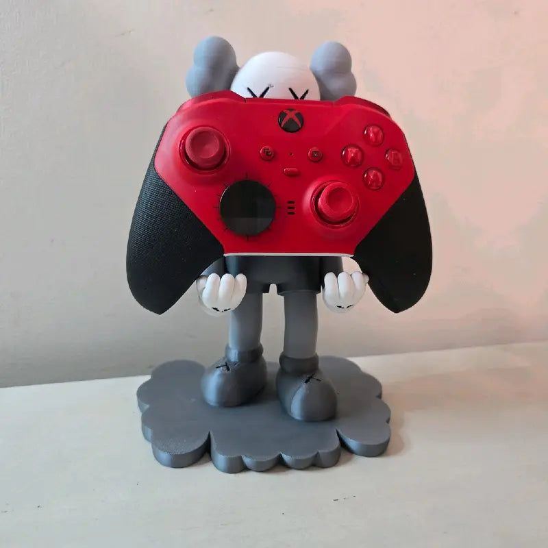 KAWS Game Controller Mount Stand - Compact, Lightweight, Space-Saving Electronics Accessory with Secure Drop-Resist Hold, Durable Holder for Xbox, PS5 Gaming Consoles, Smartphones, Accessories