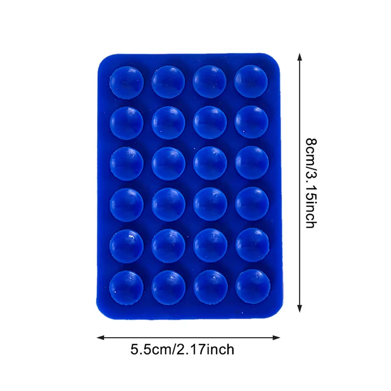 Silicone Suction Pad for Mobile Phone Fixture Suction Cup Backed Adhesive Silicone Rubber Sucker Pad for Fixed Pad
