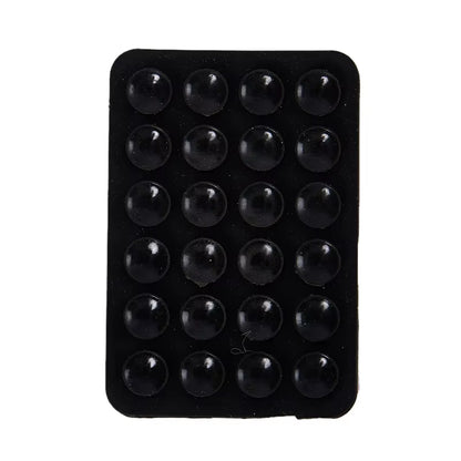Silicone Suction Pad for Mobile Phone Fixture Suction Cup Backed Adhesive Silicone Rubber Sucker Pad for Fixed Pad