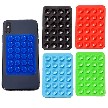 Silicone Suction Pad for Mobile Phone Fixture Suction Cup Backed Adhesive Silicone Rubber Sucker Pad for Fixed Pad